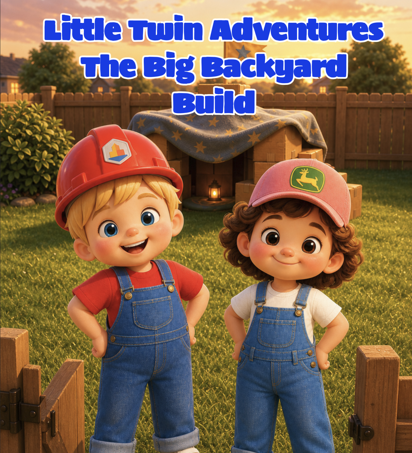 Little Twin Adventures The Big Backyard Build book cover